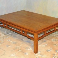 #35 Vintage coffee table of nice Asian design made in the U.S.A