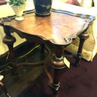 #284 sq. & #283 end. New Square Jacobean style table